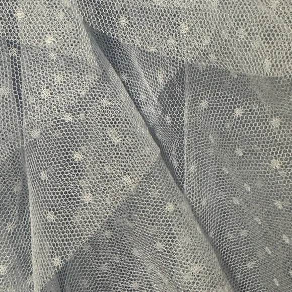 Altar'd State Blue tulle long skirt - Picture 3 of 5